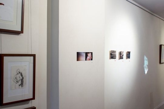 Installation view -Siena White, Anna Cuthill, James Stevens, & Simone Griffin